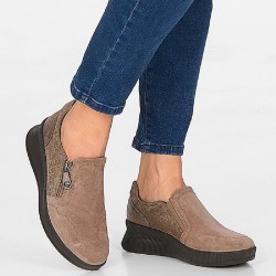 Γυναικεία Sneakers Καφέ Suede 456490 Imac