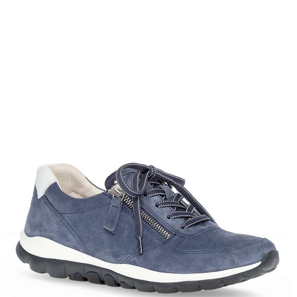 GABOR</br>Γυναικεία Sneakers Μπλε Suede 46.968.26 Gabor