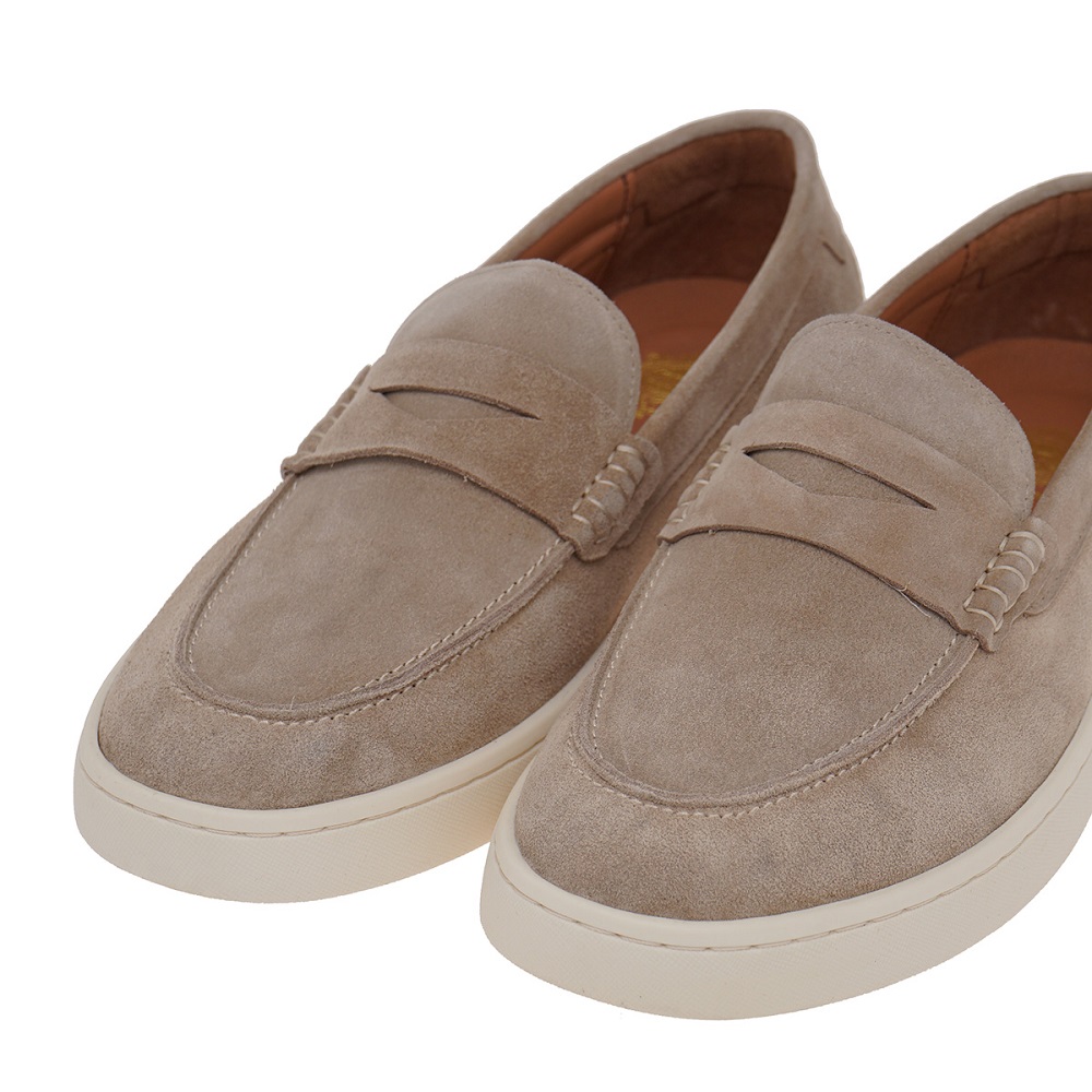 ISAAC ROMA</br>Ανδρικά Μοκασίνια/Loafers Μπεζ Suede 480-A1 Isaac Roma ISAAC ROMA</br>Ανδρικά Μοκασίνια/Loafers Μπεζ Suede 480-A1 Isaac Roma