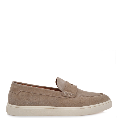 Ανδρικά Μοκασίνια/Loafers Μπεζ Suede 480-A1 Isaac Roma Ανδρικά Μοκασίνια/Loafers Μπεζ Suede 480-A1 Isaac Roma