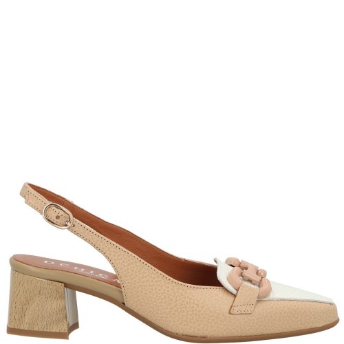 D'Chicas 4862 Γυναικείες Γόβες Μπεζ