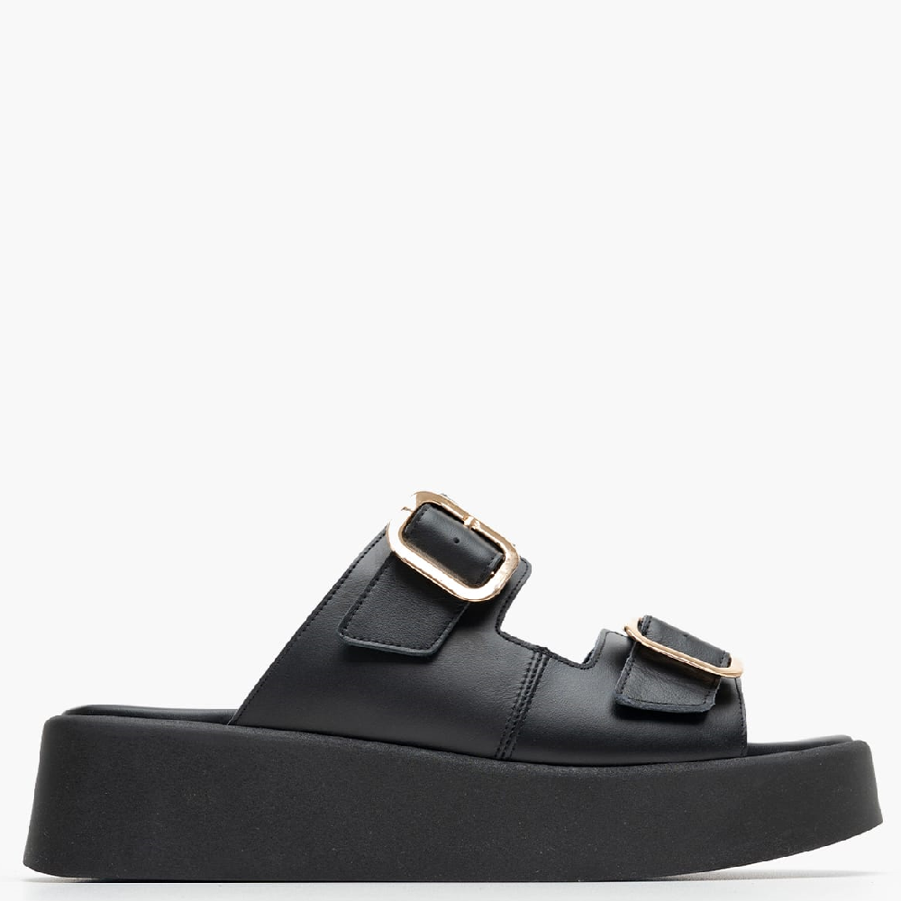 MOURTZI</br>Γυναικεία Flatform Μαύρο Δέρμα 45/50000 Mourtzi MOURTZI</br>Γυναικεία Flatform Μαύρο Δέρμα 45/50000 Mourtzi