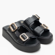 MOURTZI</br>Γυναικεία Flatform Μαύρο Δέρμα 45/50000 Mourtzi MOURTZI</br>Γυναικεία Flatform Μαύρο Δέρμα 45/50000 Mourtzi