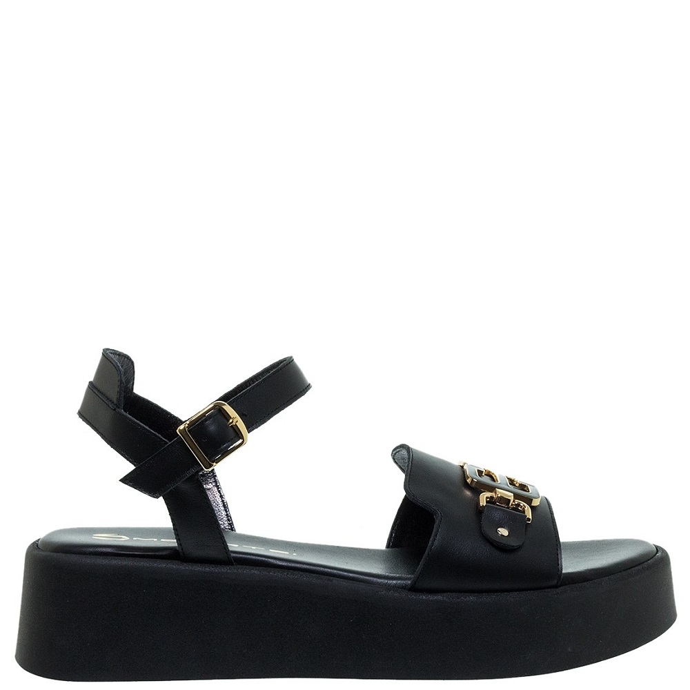 MOURTZI</br>Γυναικεία Flatform Μαύρο Δέρμα 45/50001 Mourtzi MOURTZI</br>Γυναικεία Flatform Μαύρο Δέρμα 45/50001 Mourtzi