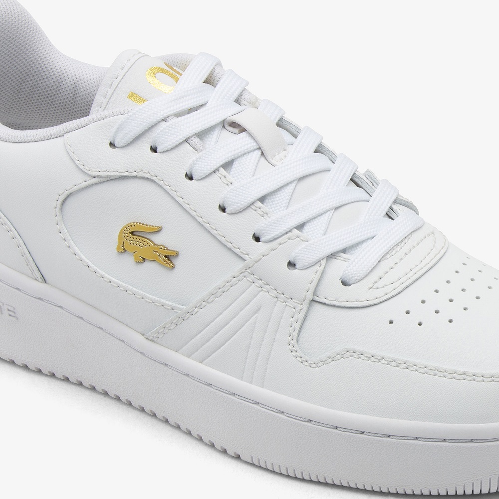 LACOSTE</br>Γυναικεία Sneakers Λευκό/Χρυσό Δέρμα L001 SET 225 6 SFA 750SFA0096216 Lacoste LACOSTE</br>Γυναικεία Sneakers Λευκό/Χρυσό Δέρμα L001 SET 225 6 SFA 750SFA0096216 Lacoste