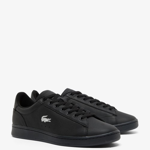 Lacoste CARNABY SET 225 5 SMA 750SMA006202H Ανδρικά Sneakers Μαύρο Δέρμα Lacoste CARNABY SET 225 5 SMA 750SMA006202H Ανδρικά Sneakers Μαύρο Δέρμα