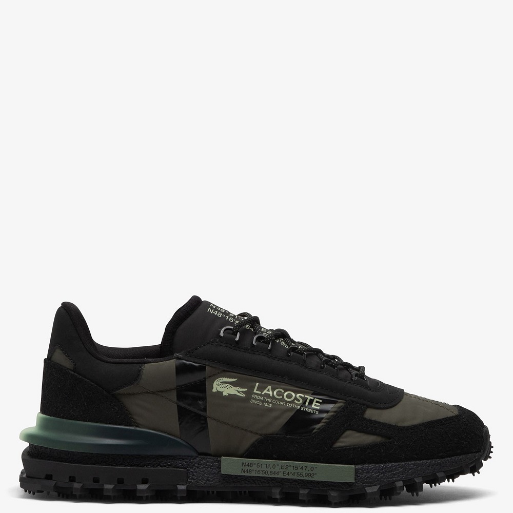 LACOSTE</br>Lacoste ELITE ACTIVE 225 5 SMA 750SMA60802J9 Ανδρικά Sneakers Μαύρο/Χακί LACOSTE</br>Lacoste ELITE ACTIVE 225 5 SMA 750SMA60802J9 Ανδρικά Sneakers Μαύρο/Χακί