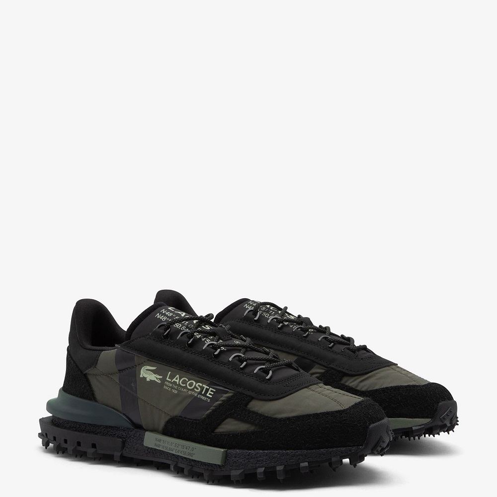 LACOSTE</br>Lacoste ELITE ACTIVE 225 5 SMA 750SMA60802J9 Ανδρικά Sneakers Μαύρο/Χακί LACOSTE</br>Lacoste ELITE ACTIVE 225 5 SMA 750SMA60802J9 Ανδρικά Sneakers Μαύρο/Χακί