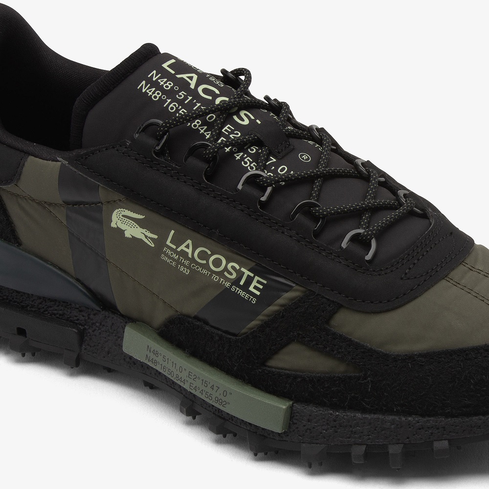 LACOSTE</br>Lacoste ELITE ACTIVE 225 5 SMA 750SMA60802J9 Ανδρικά Sneakers Μαύρο/Χακί LACOSTE</br>Lacoste ELITE ACTIVE 225 5 SMA 750SMA60802J9 Ανδρικά Sneakers Μαύρο/Χακί