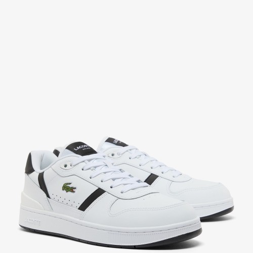 Lacoste T-CLIP SET 225 8 SMA 750SMA0190147 Ανδρικά Sneakers Λευκό/Μαύρο Δέρμα Lacoste T-CLIP SET 225 8 SMA 750SMA0190147 Ανδρικά Sneakers Λευκό/Μαύρο Δέρμα