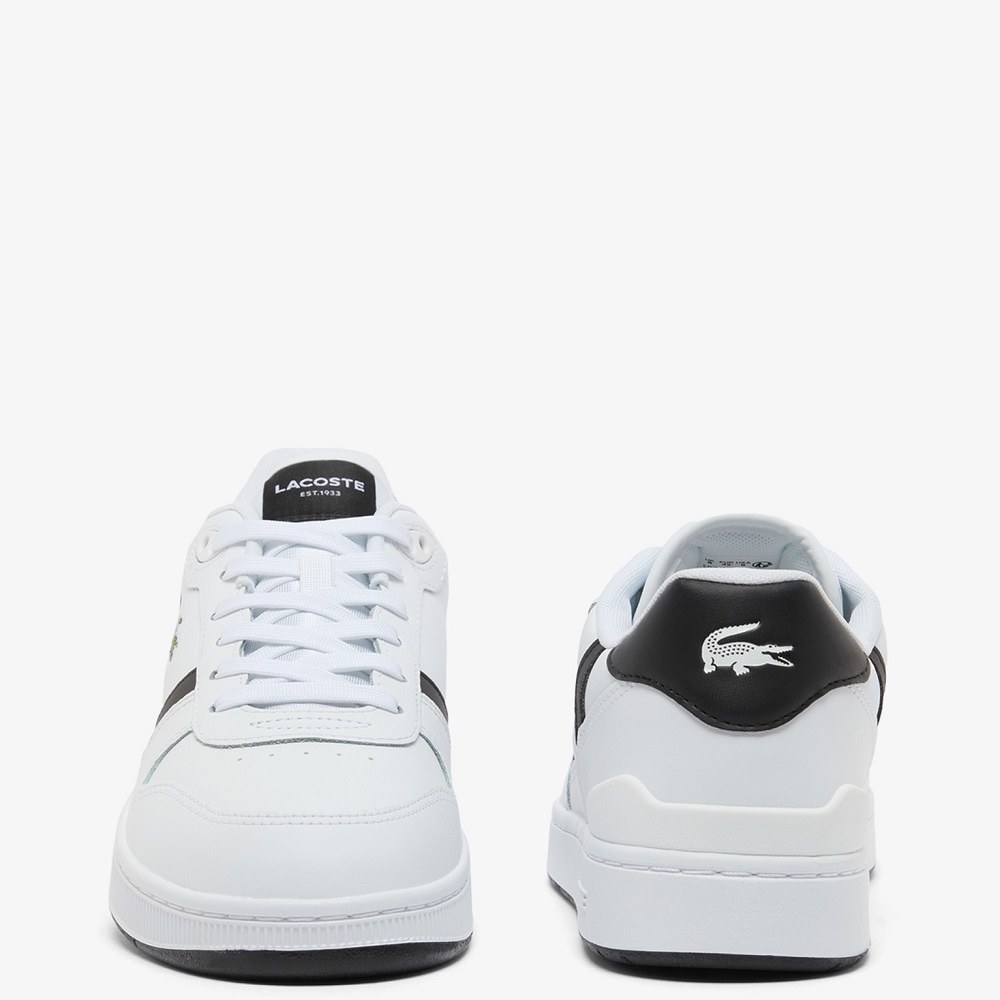 LACOSTE</br>Lacoste T-CLIP SET 225 8 SMA 750SMA0190147 Ανδρικά Sneakers Λευκό/Μαύρο Δέρμα LACOSTE</br>Lacoste T-CLIP SET 225 8 SMA 750SMA0190147 Ανδρικά Sneakers Λευκό/Μαύρο Δέρμα