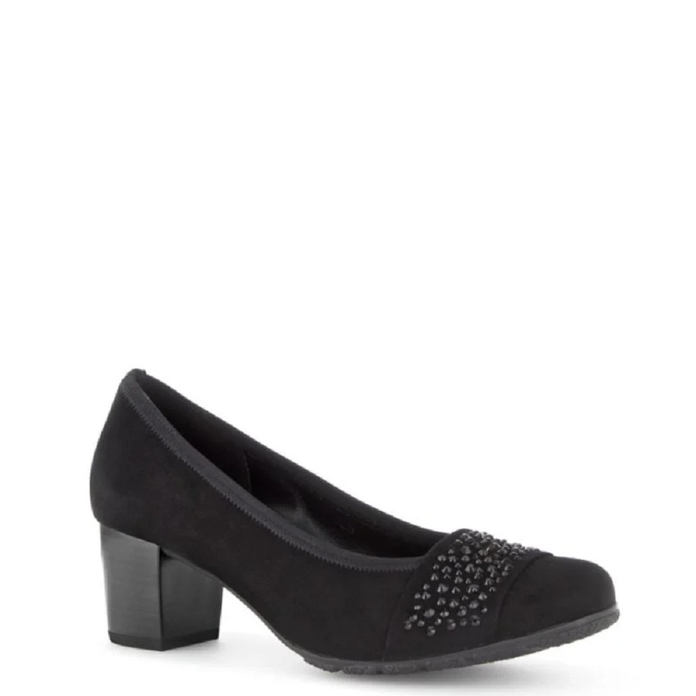 GABOR</br>Γυναικείες Γόβες Μαύρο Suede 51.482.17 Gabor GABOR</br>Γυναικείες Γόβες Μαύρο Suede 51.482.17 Gabor