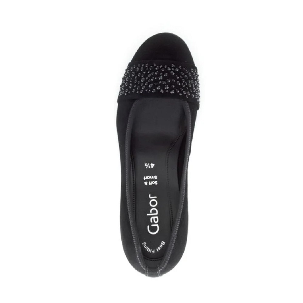 GABOR</br>Γυναικείες Γόβες Μαύρο Suede 51.482.17 Gabor GABOR</br>Γυναικείες Γόβες Μαύρο Suede 51.482.17 Gabor