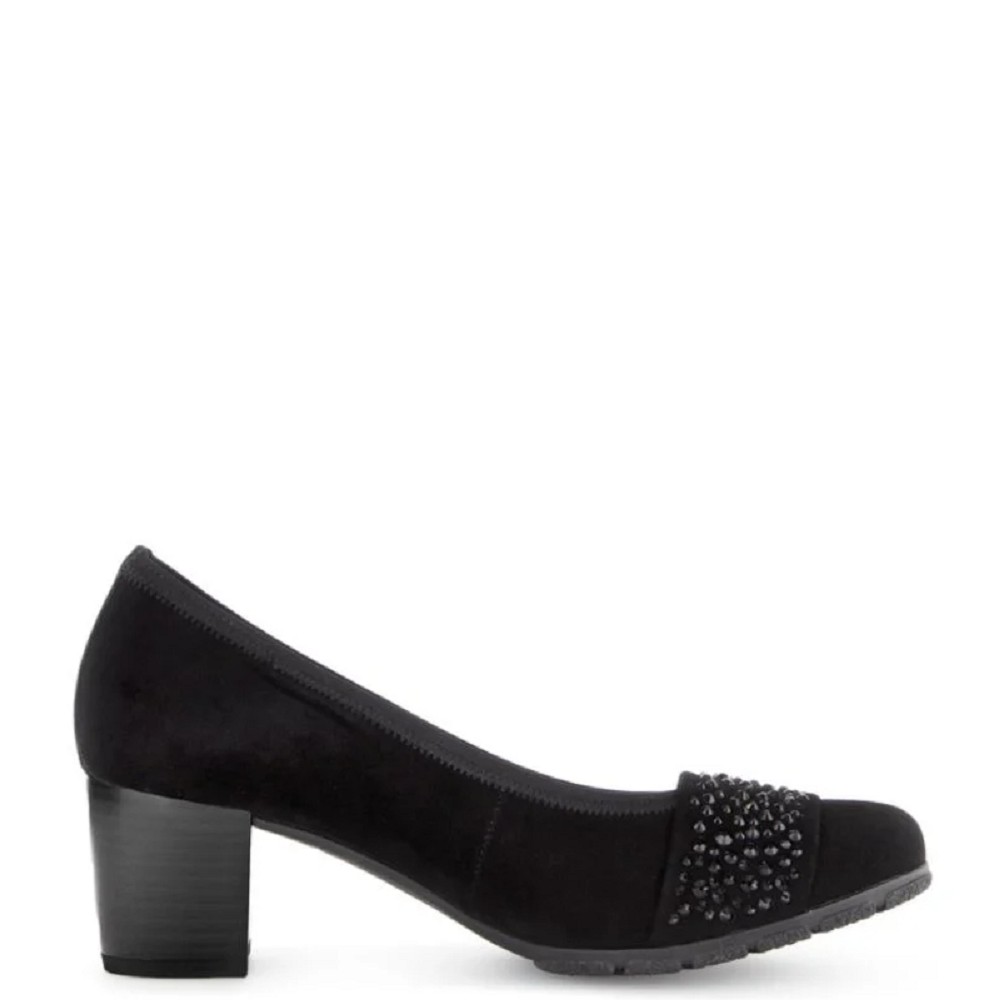 GABOR</br>Γυναικείες Γόβες Μαύρο Suede 51.482.17 Gabor GABOR</br>Γυναικείες Γόβες Μαύρο Suede 51.482.17 Gabor