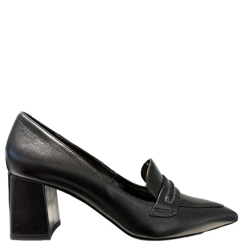 Γυναικείες Γόβες Μαύρο Δέρμα 517-20 FM