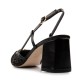 FM</br>Γυναικείες Slingback Γόβες Μαύρο Δέρμα Πλεχτό 517-67 FM FM</br>Γυναικείες Slingback Γόβες Μαύρο Δέρμα Πλεχτό 517-67 FM