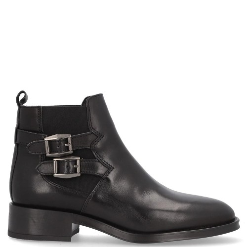 Γυναικεία Μποτάκια Μαύρο Δέρμα 5187 17 05 Alpe