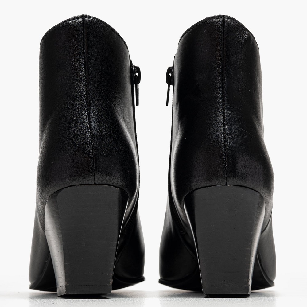 ALPE</br>Alpe 5196 03 05 Γυναικεία Μποτάκια Μαύρο Δέρμα ALPE</br>Alpe 5196 03 05 Γυναικεία Μποτάκια Μαύρο Δέρμα