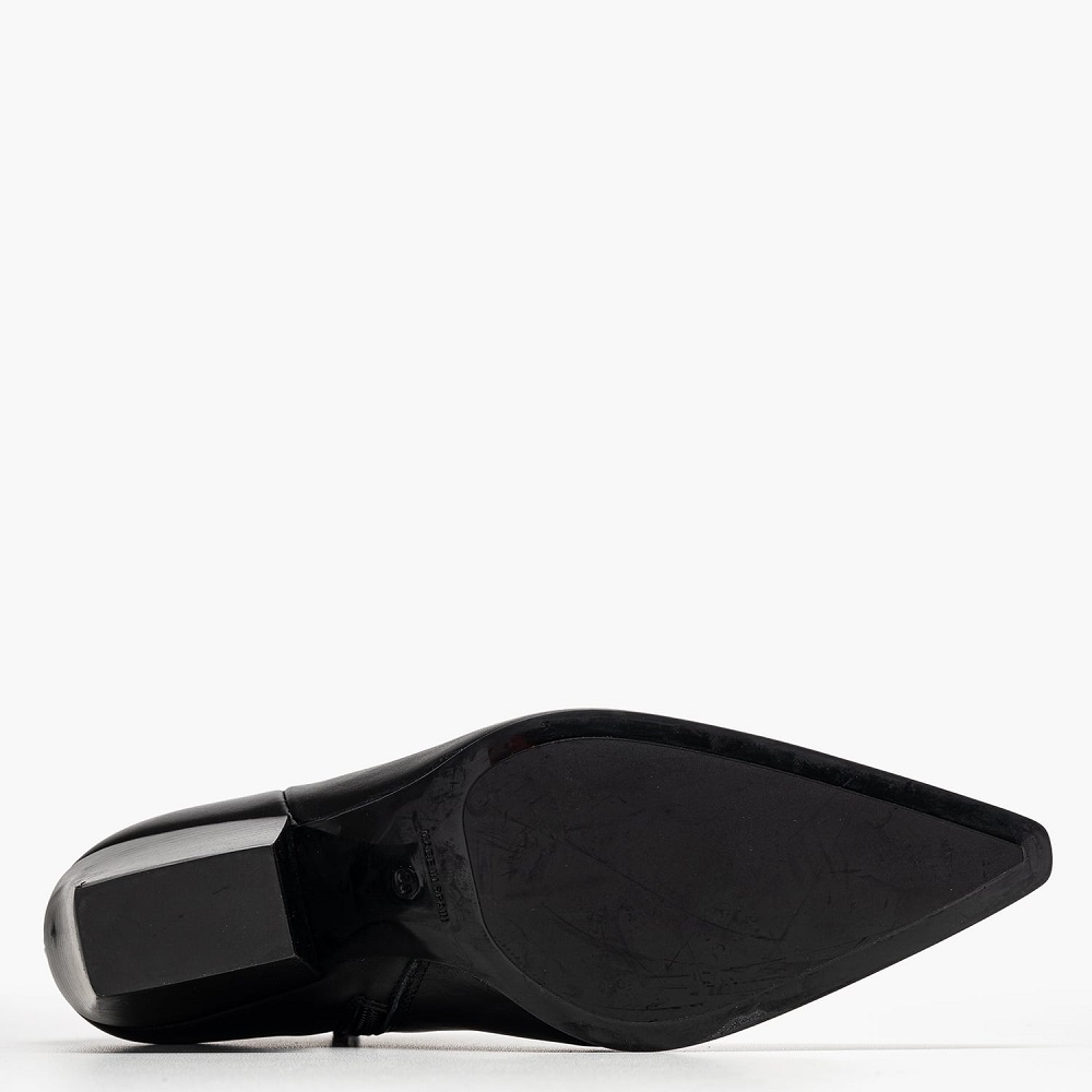 ALPE</br>Alpe 5196 03 05 Γυναικεία Μποτάκια Μαύρο Δέρμα ALPE</br>Alpe 5196 03 05 Γυναικεία Μποτάκια Μαύρο Δέρμα