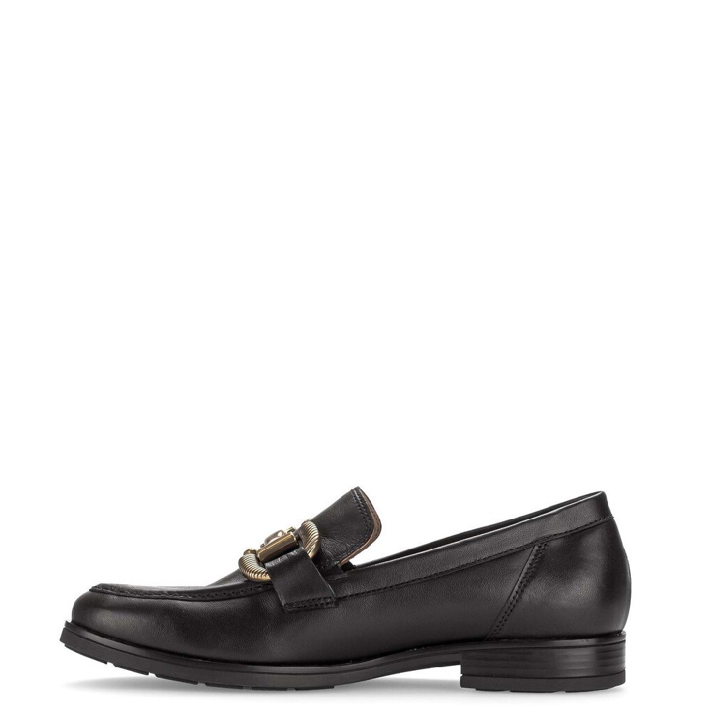 GABOR</br>Γυναικεία Loafers Μαύρο Δέρμα 52.422.27 Gabor GABOR</br>Γυναικεία Loafers Μαύρο Δέρμα 52.422.27 Gabor