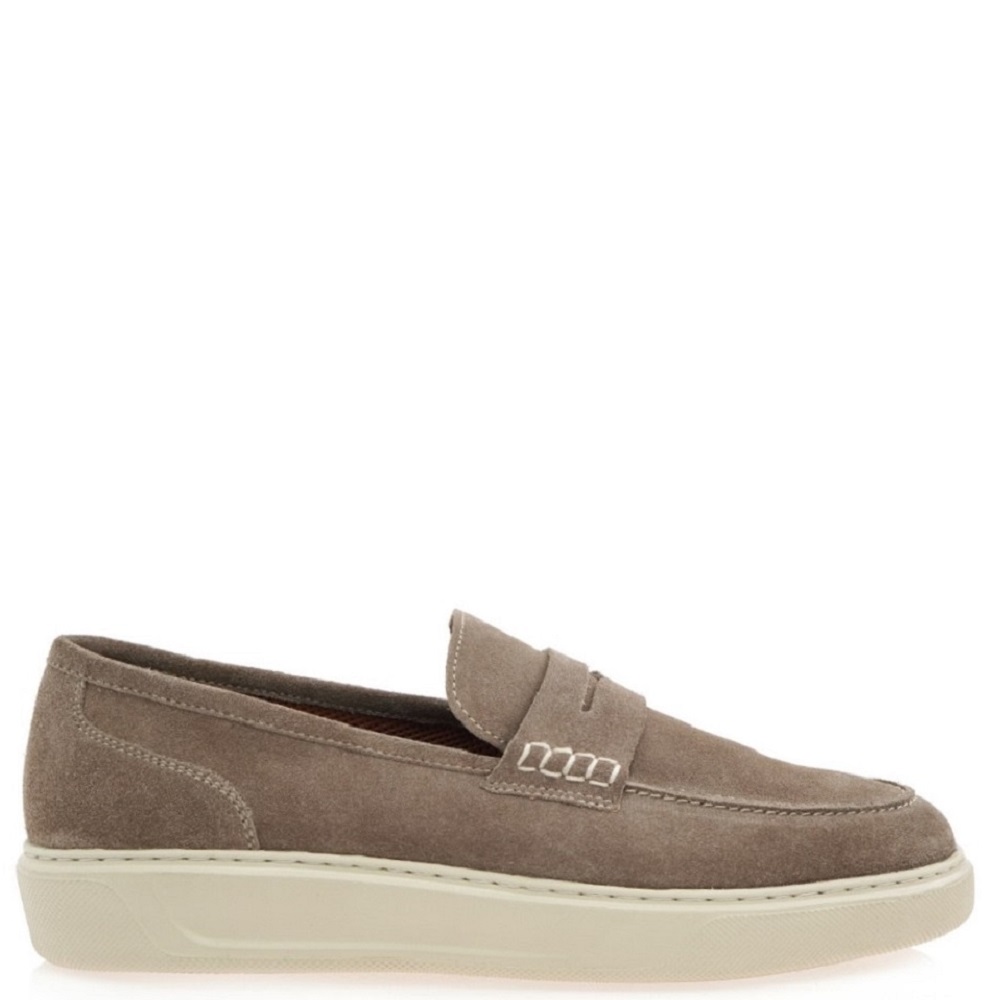 RENATO GARINI</br>Renato Garini 52316-DENEVER Ανδρικά Μοκασίνια/Loafers Μπεζ Suede RENATO GARINI</br>Renato Garini 52316-DENEVER Ανδρικά Μοκασίνια/Loafers Μπεζ Suede