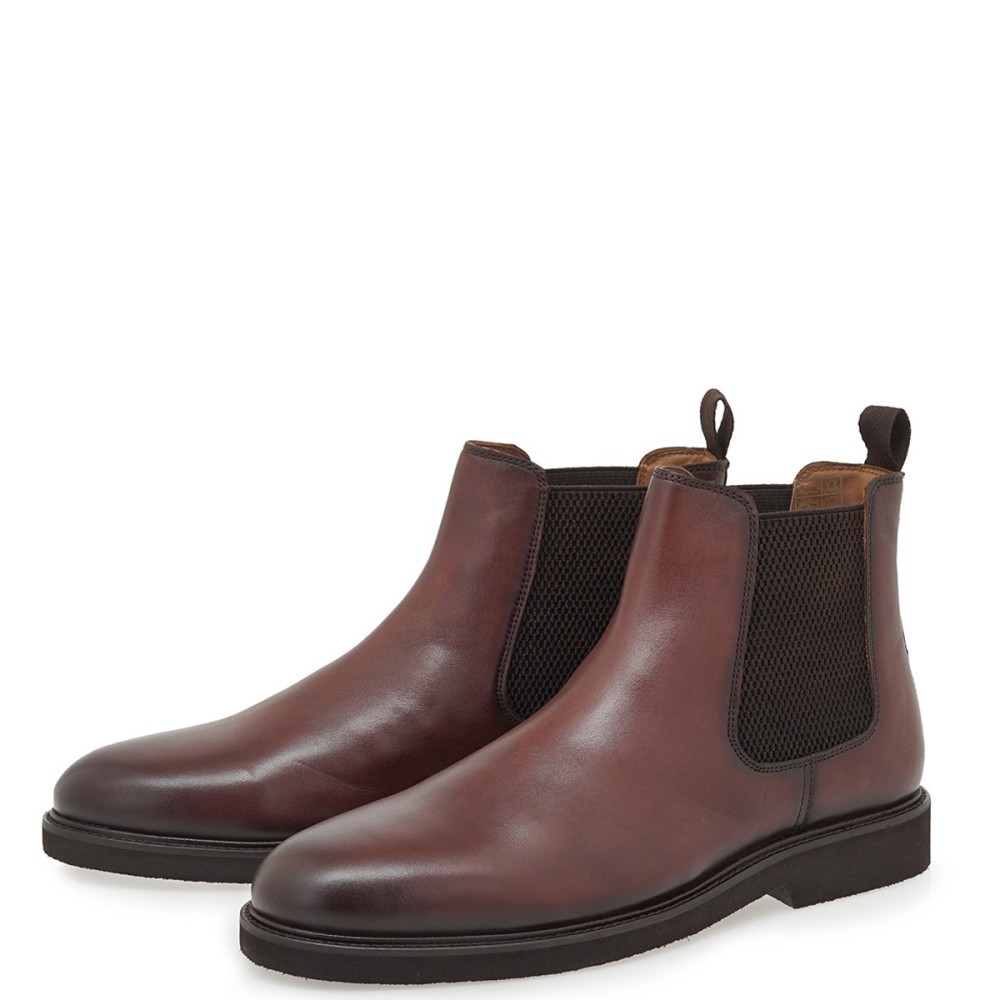 RENATO GARINI</br>Ανδρικά Μποτάκια Ταμπά Δέρμα Chelsea 52403-BELGRATE Renato Garini RENATO GARINI</br>Ανδρικά Μποτάκια Ταμπά Δέρμα Chelsea 52403-BELGRATE Renato Garini