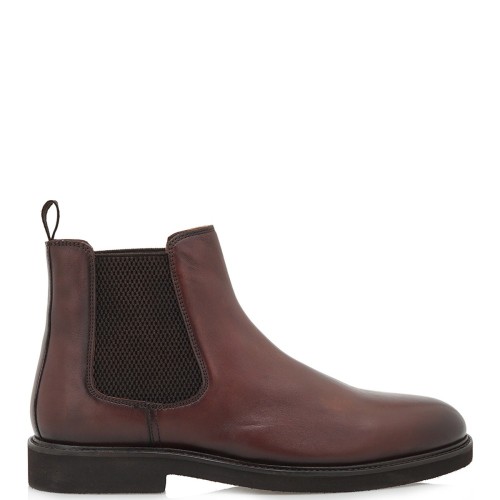 Ανδρικά Μποτάκια Ταμπά Δέρμα Chelsea 52403-BELGRATE Renato Garini