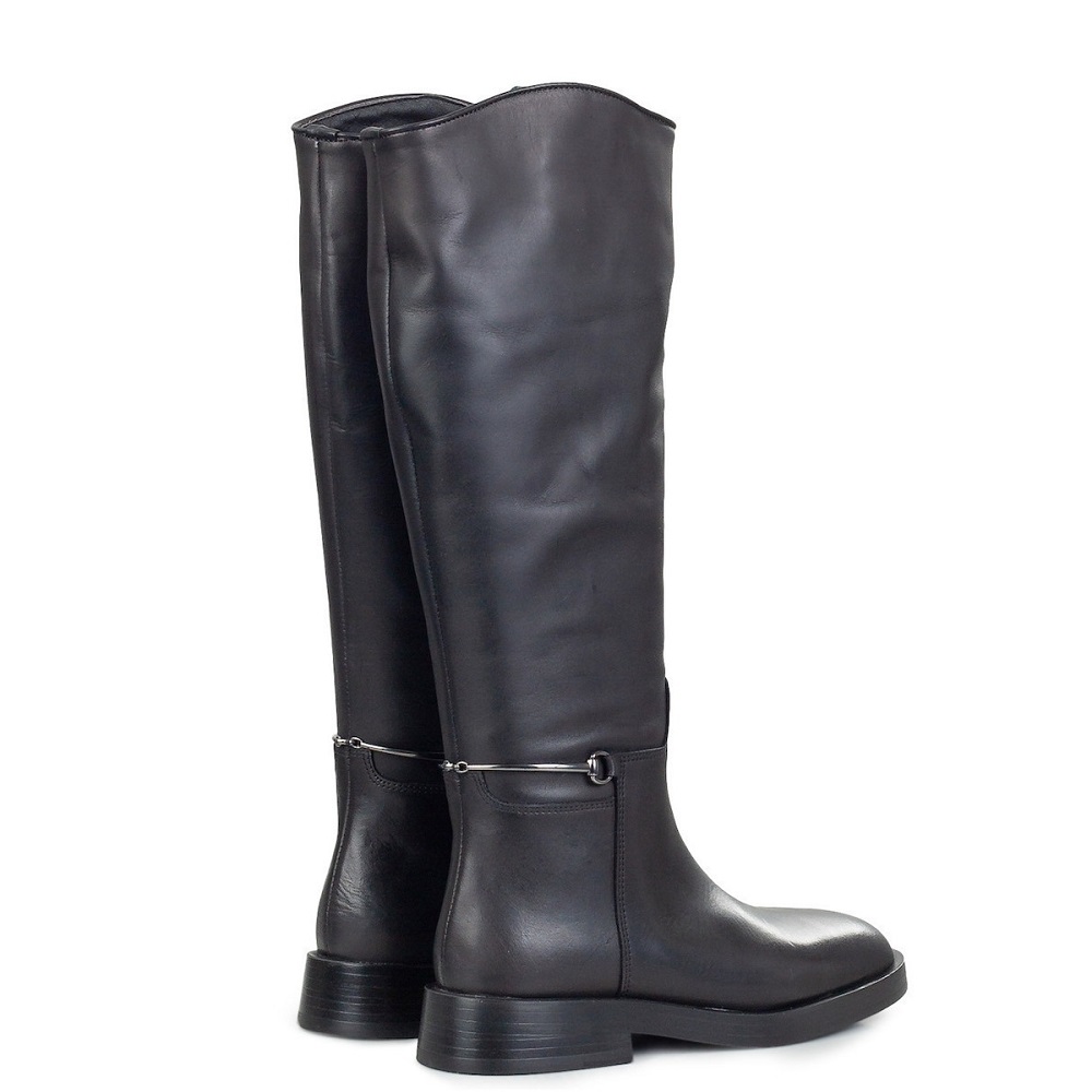 ALPE</br>Alpe 5304 08 05 Γυναικείες Μπότες Μαύρο Δέρμα