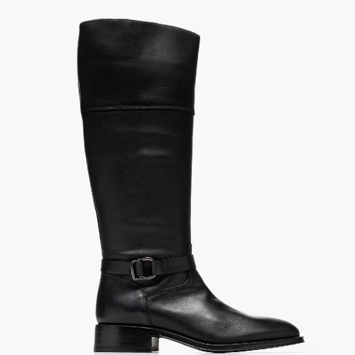 Alpe 5337 08 05 Γυναικείες Μπότες Μαύρο Δέρμα