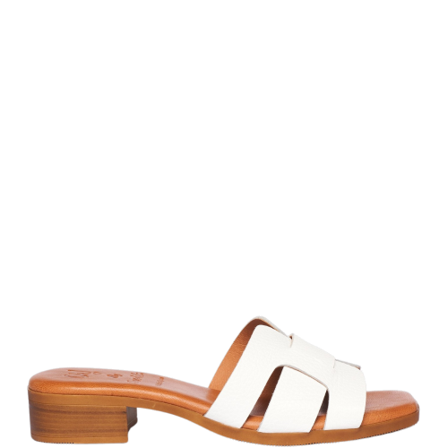 Oh My Sandals 5343 Γυναικεία Mules Λευκό