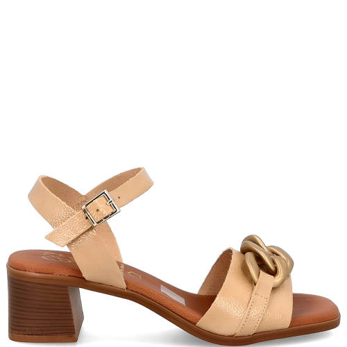 Oh My Sandals 5354 Γυναικεία Πέδιλα Μπεζ