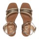 OH MY SANDALS</br>Γυναικεία Πέδιλα Μπρονζέ με Στρας 5355 Oh My Sandals