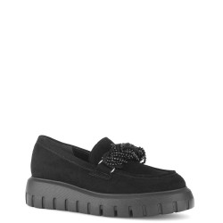Γυναικεία Μοκασίνια Μαύρο Suede 55.301.17 Gabor