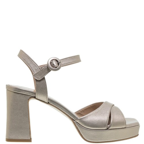 Γυναικεία Πέδιλα Χρυσό Άμμου Δέρμα 55/553G08 Mourtzi