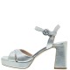MOURTZI</br>Γυναικεία Πέδιλα Ασημί Δέρμα 55/553G08 Mourtzi MOURTZI</br>Γυναικεία Πέδιλα Ασημί Δέρμα 55/553G08 Mourtzi
