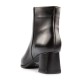 FM</br>FM 556-09 Γυναικεία Μποτάκια Μαύρο Δέρμα