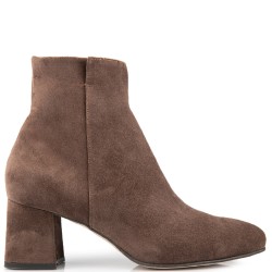 FM</br>FM 557-07 Γυναικεία Μποτάκια Πούρο Δέρμα Καστόρι