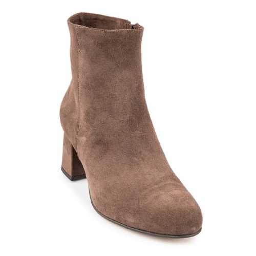 FM 557-07 Γυναικεία Μποτάκια Πούρο Δέρμα Καστόρι FM 557-07 Γυναικεία Μποτάκια Πούρο Δέρμα Καστόρι