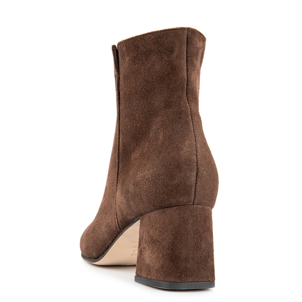 FM</br>FM 557-07 Γυναικεία Μποτάκια Καφέ Δέρμα Καστόρι FM</br>FM 557-07 Γυναικεία Μποτάκια Καφέ Δέρμα Καστόρι