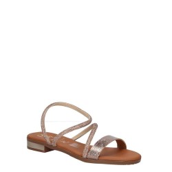 Γυναικεία Σανδάλια Μπρονζέ Δέρμα 5586 Oh My Sandals