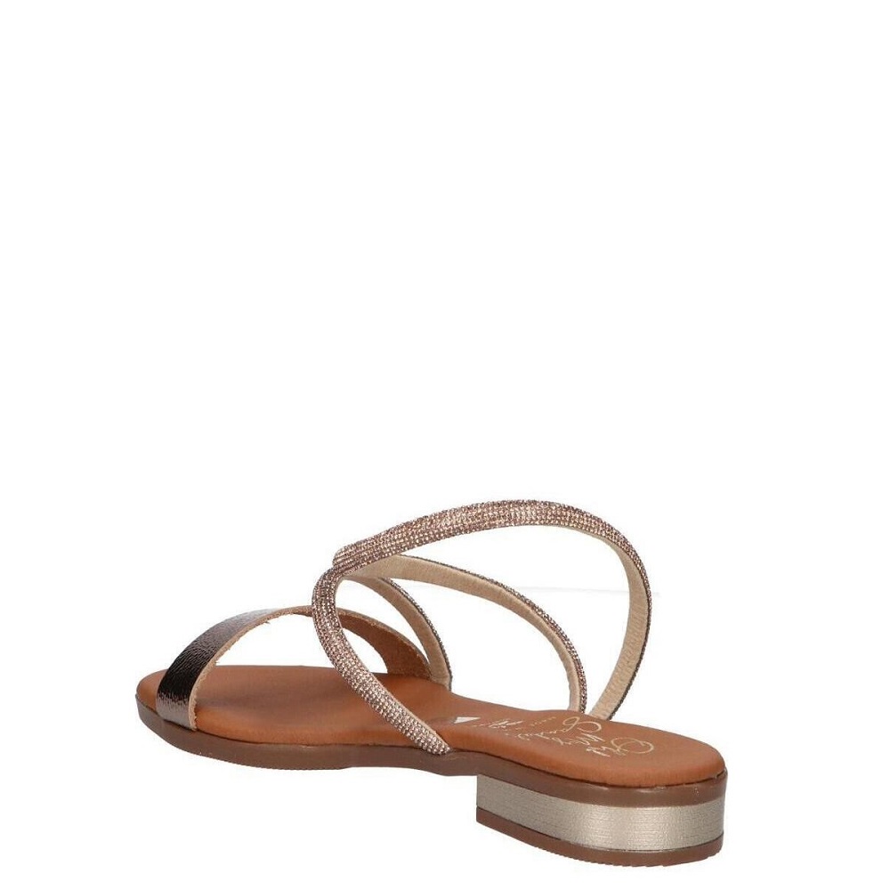 OH MY SANDALS</br>Γυναικεία Σανδάλια Μπρονζέ Δέρμα 5586 Oh My Sandals OH MY SANDALS</br>Γυναικεία Σανδάλια Μπρονζέ Δέρμα 5586 Oh My Sandals