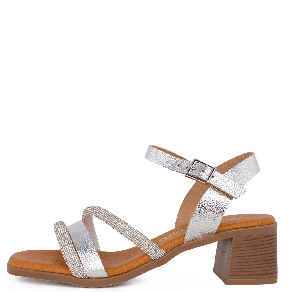 OH MY SANDALS</br>Γυναικεία Πέδιλα Ασημί Δέρμα 5614 Oh My Sandals OH MY SANDALS</br>Γυναικεία Πέδιλα Ασημί Δέρμα 5614 Oh My Sandals