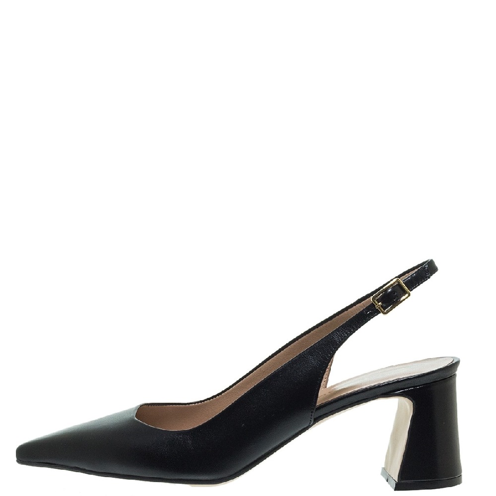 MOURTZI</br>Γυναικείες Slingback Γόβες Μαύρο Δέρμα 55/561Z05 Mourtzi MOURTZI</br>Γυναικείες Slingback Γόβες Μαύρο Δέρμα 55/561Z05 Mourtzi