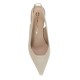MOURTZI</br>Mourtzi 55/561Z05 Γυναικείες Slingback Γόβες Χρυσό Άμμου Δέρμα