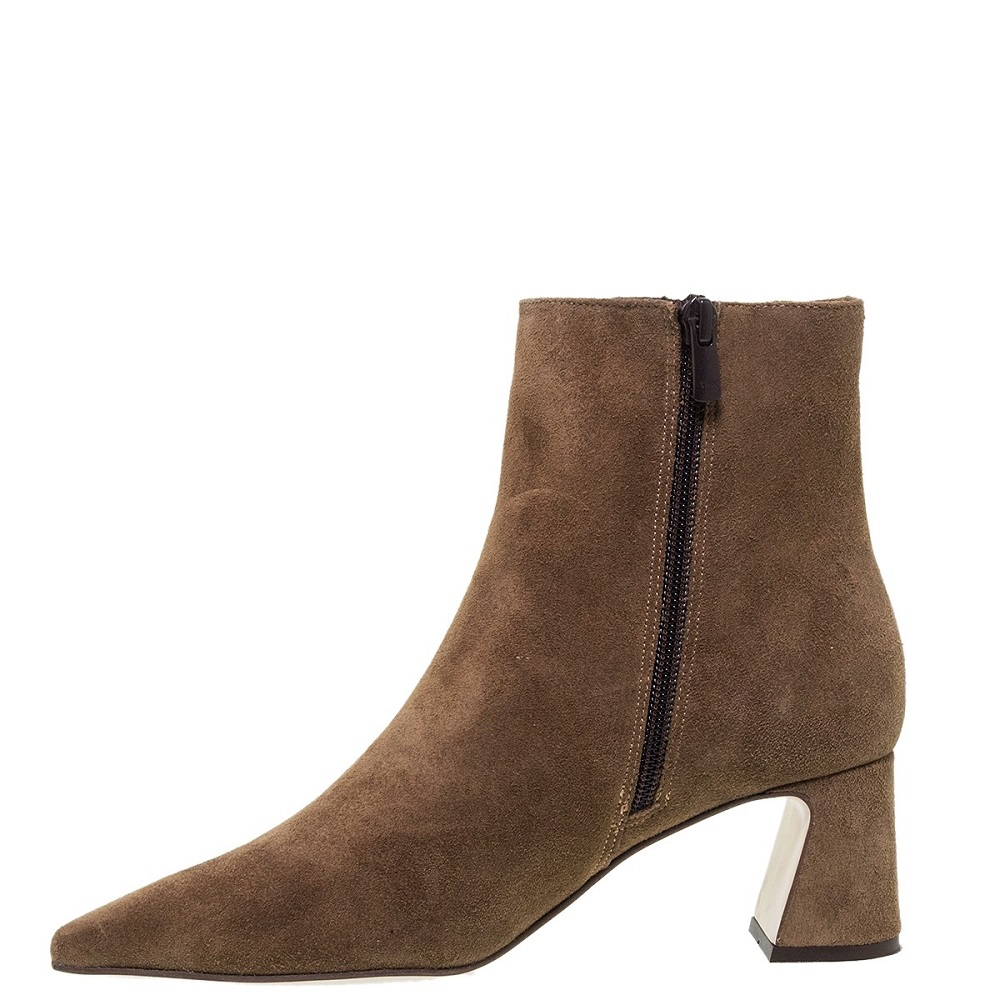 MOURTZI</br>Mourtzi 55/562Z02 Γυναικεία Μποτάκια Μπεζ Suede MOURTZI</br>Mourtzi 55/562Z02 Γυναικεία Μποτάκια Μπεζ Suede