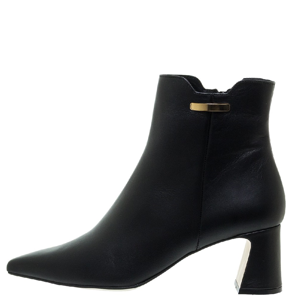 MOURTZI</br>Mourtzi 55/562Z05 Γυναικεία Μποτάκια Μαύρο Δέρμα