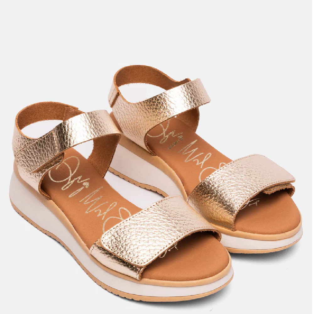 OH MY SANDALS</br>Γυναικείες Πλατφόρμες Μπρονζέ Δέρμα 5660 Oh My Sandals OH MY SANDALS</br>Γυναικείες Πλατφόρμες Μπρονζέ Δέρμα 5660 Oh My Sandals
