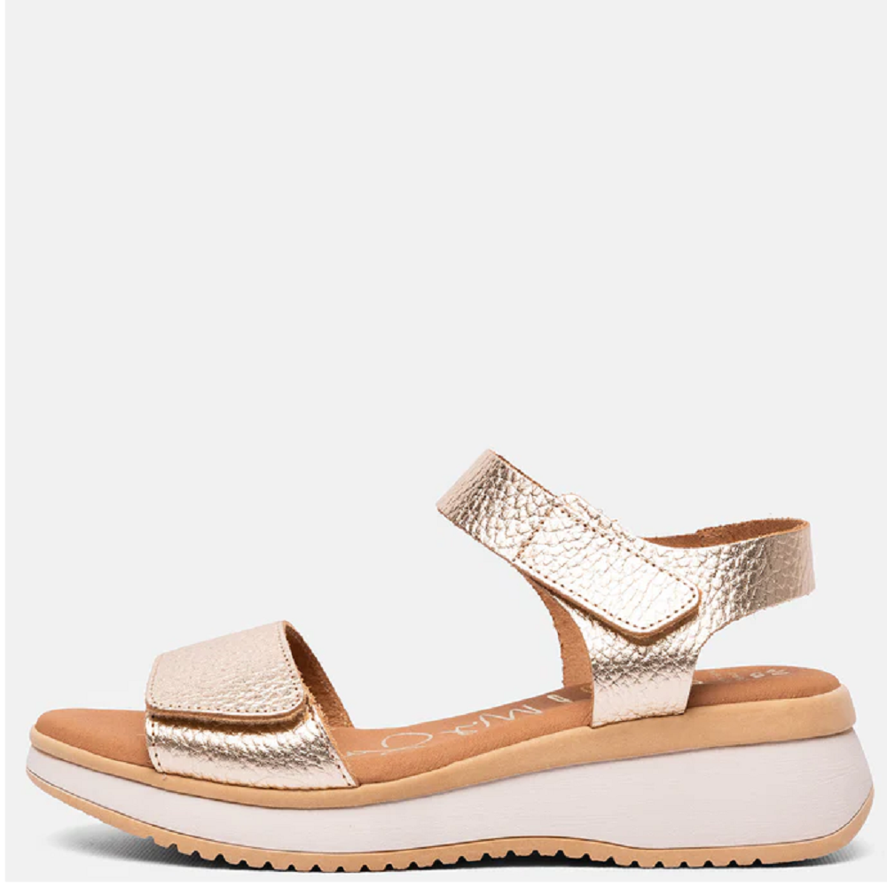OH MY SANDALS</br>Γυναικείες Πλατφόρμες Μπρονζέ Δέρμα 5660 Oh My Sandals OH MY SANDALS</br>Γυναικείες Πλατφόρμες Μπρονζέ Δέρμα 5660 Oh My Sandals