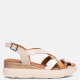 OH MY SANDALS</br>Γυναικείες Πλατφόρμες Λευκό/Χρυσό Δέρμα 5670 Oh My Sandals OH MY SANDALS</br>Γυναικείες Πλατφόρμες Λευκό/Χρυσό Δέρμα 5670 Oh My Sandals
