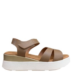 Γυναικείες Πλατφόρμες Ταμπά Δέρμα 5673 Oh My Sandals